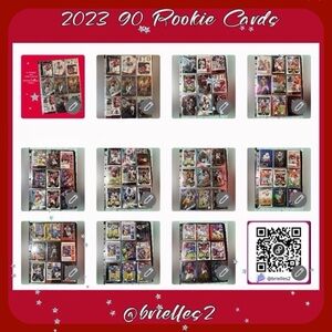 ⭐️🏈 Binder / Lot of 90 “2023” RC Rookie/Draft Picks Football Cards #B4 (Lot 1)
